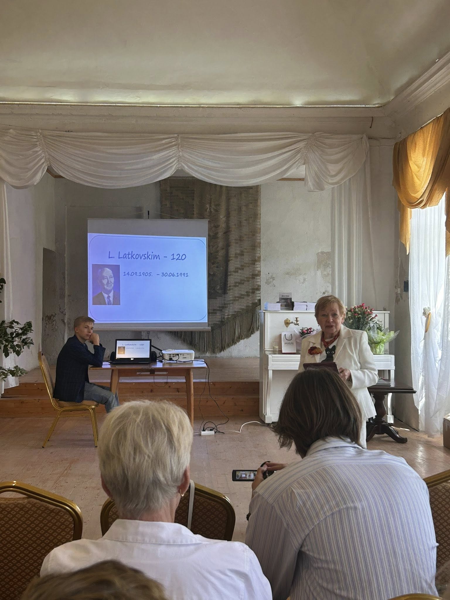 Remembrance ceremony for Dr. Leonards Latkovskis